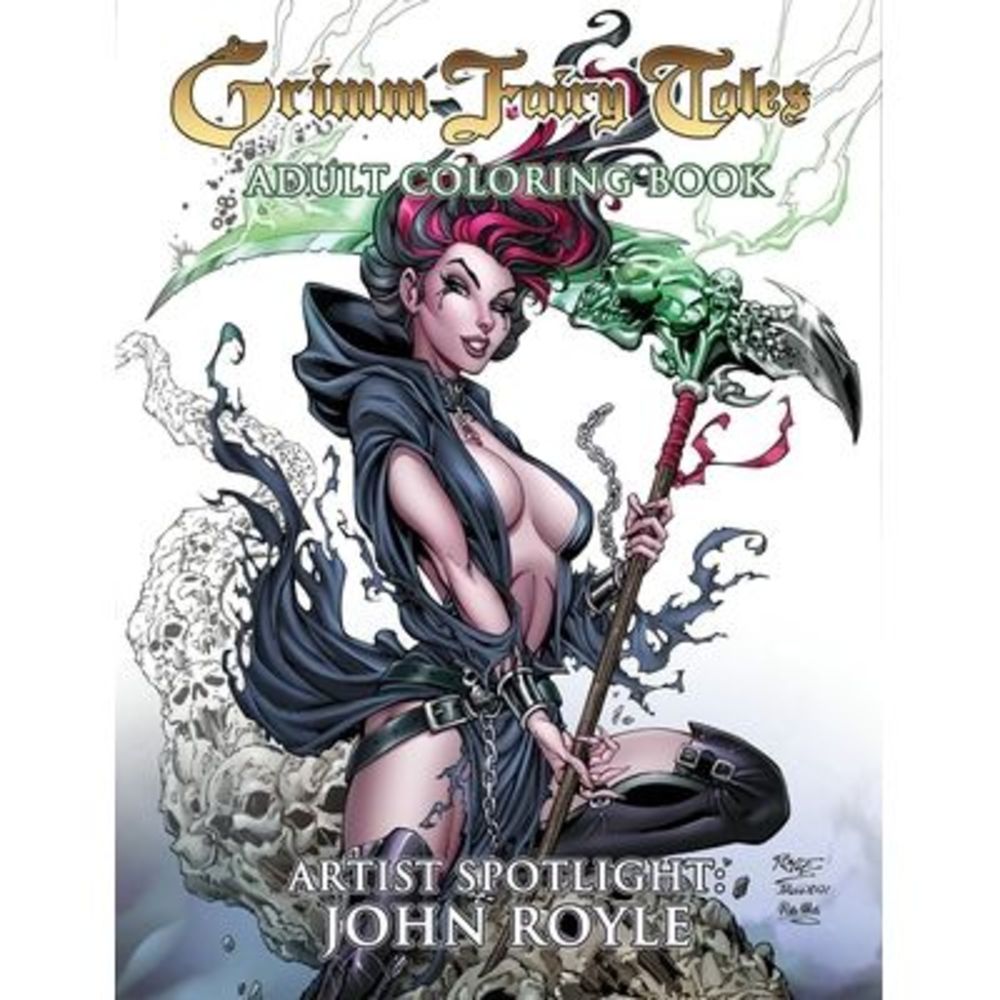 Grimm Fairy Tales Adult Coloring Book - Artist Spotlight: John Royle -- None